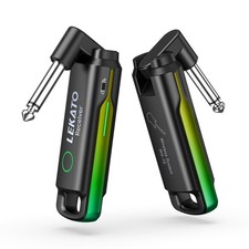 Wireless Guitar System UHF Wireless Guitar Transmitter Receiver Rechargeable ...