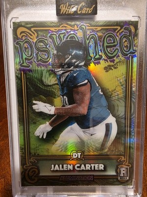 Jalen Carter (RC) 2023 Wild Card Alumination: Psyched #/50