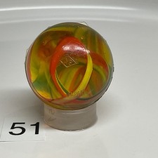 Vtg NOS super Bouncy Ball Rubber clear Swirl 1  1960  s clean unused AG Japan 51