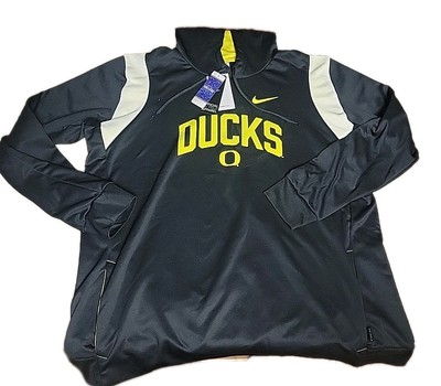 NWT OREGON DUCKS NIKE ON-FIELD THERMA-FIT HOODIE SZ 2XL BLACK