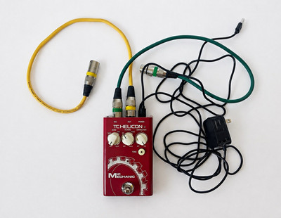 TC-Helicon Mic Mechanic Red Vocal Effects Processor Reverb/Echo XLR In/Out