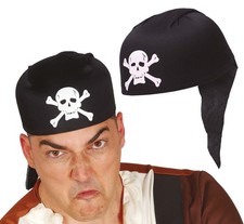 BLACK FABRIC PIRATE HAT