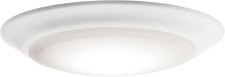 KICHLER Downlight Gen I 7.5 in. 3000K White LED Flush Mount Ceiling Light 43846
