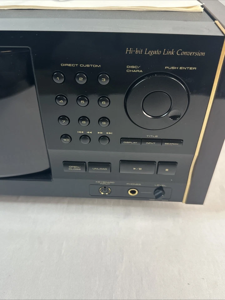 Pioneer Elite PD-F19 300 CD Changer With Remote, Plus Manual Tested, Working - Image 4 of 4
