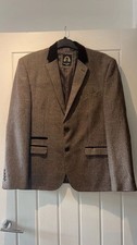 Lovely brown Marc Darcy london suit blazer jacket for men