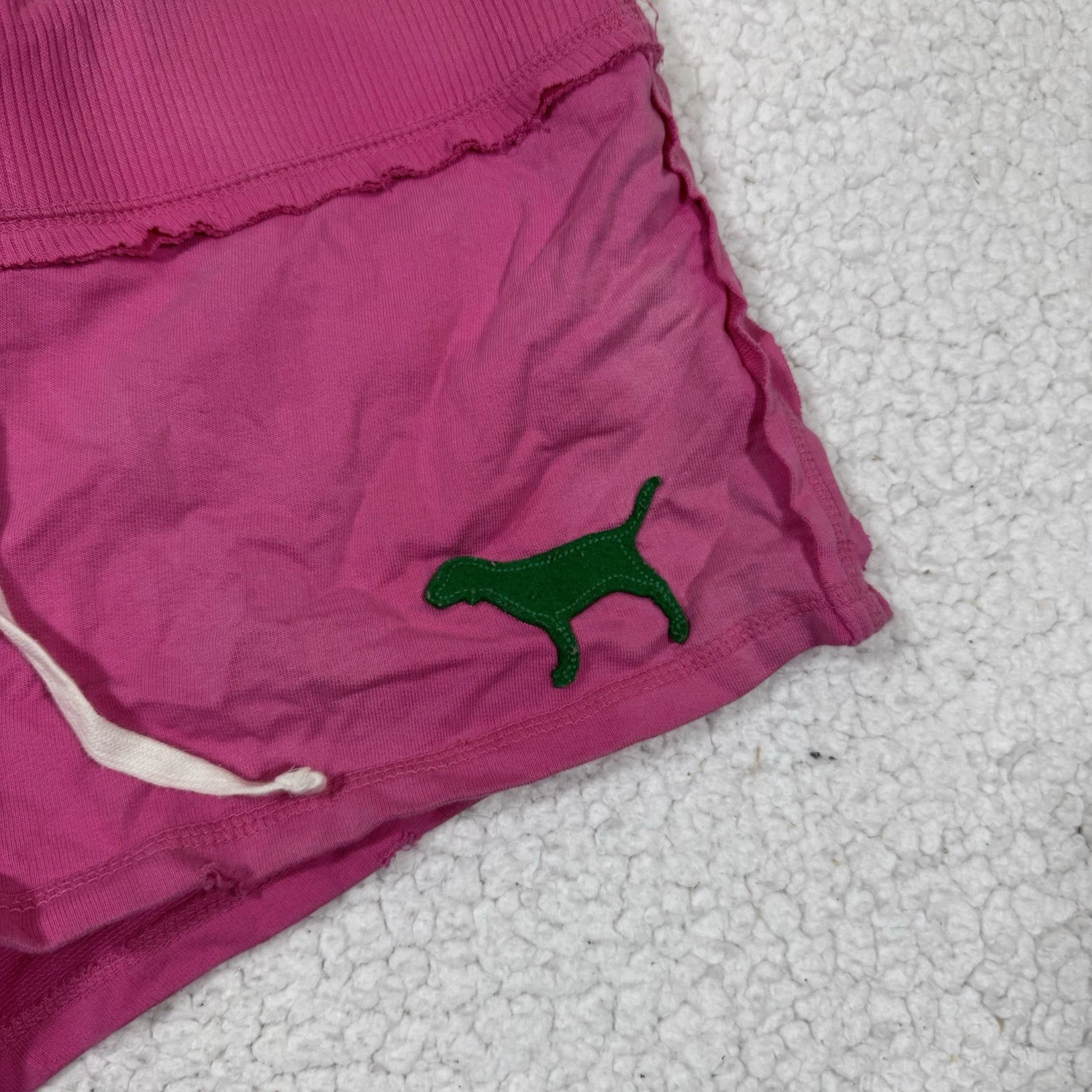 victoria-secret-vs vintage y2k spell out athletic shorts