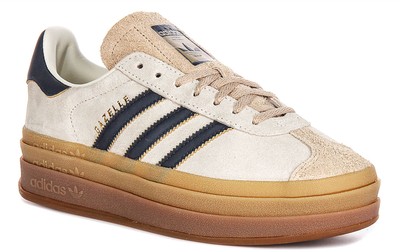 Adidas Gazelle Bold 3 Lagen Q-Pannel Damen Trainer Creme EU 36-42