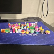 Multicolored Mixed Lot of 34 Miniature Toy Food  Grocery Figures Pretend Play