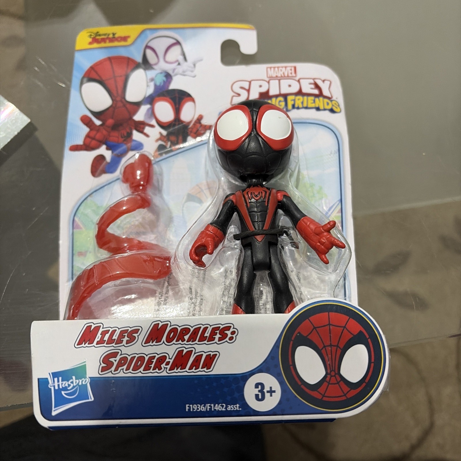 Marvel Spidey and His Amazing Friends Miles Morales Hero Figure, 10-cm-scale Act