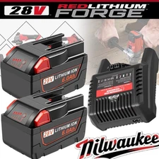 6.0Ah For Milwaukee 28Volt Lithium Battery /Charger 48-11-2830 48-59-2819 MK-28
