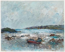 Mary Stella Edwards (1915-2009) - 20th Century Oil, Cornish Cove