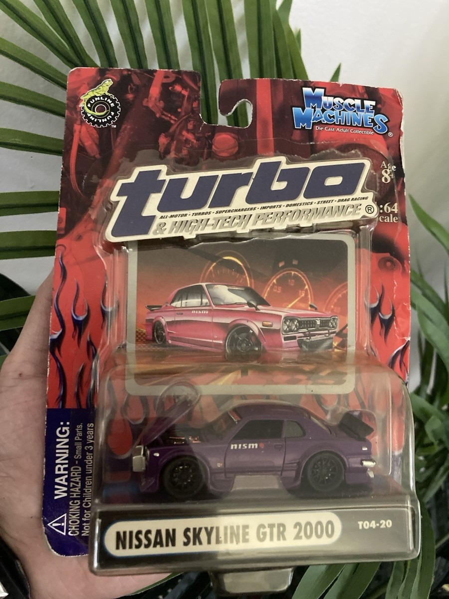 Muscle Machines Die Cast Adult Collectible '00 Skyline GT-R 1