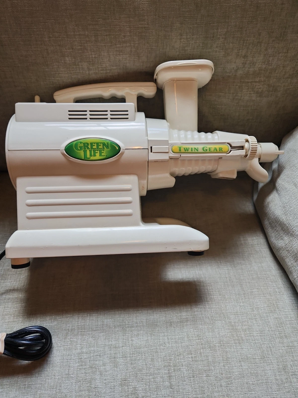 Green Life Vegetable Juice Extractor Juicer SMS-20001 Vintage TESTED WORKS