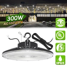 45000LM 300W UFO LED High Bay Light GYM Warehouse Industrial Shop Area Lighting
