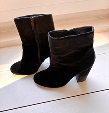 Navyboot Damen Stiefelette Gr. 40 samt dunkelblau, absolut neuwertig 1x getragen