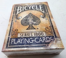 Ellusionist Playing Cards Deck Series 1800 Distressed Blue NEW 2012 Marked Magic