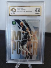 victor wembanyama max power panini graded 9.5 top class nba