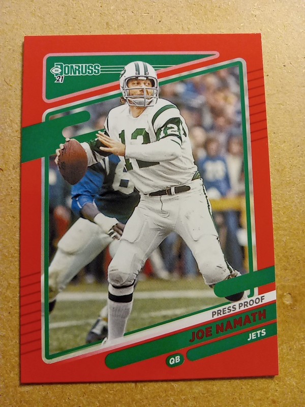2021 Donruss Red Press Proof Joe Namath #42