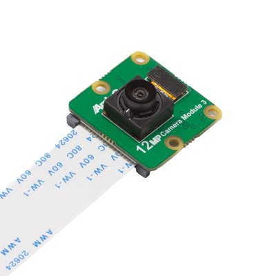 for Raspberry Pi Camera Module 3, 12MP IMX708 102°(H) Wide Angle Fixed Focus ...