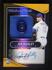 2022 Panini Absolute Spectrum Gold 6/10 Jon Heasley #TTJS-JH Auto 1t3