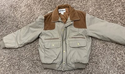 Vintage 80 s Windsor International Men's Jacket Tan And Brown Mens Size Large