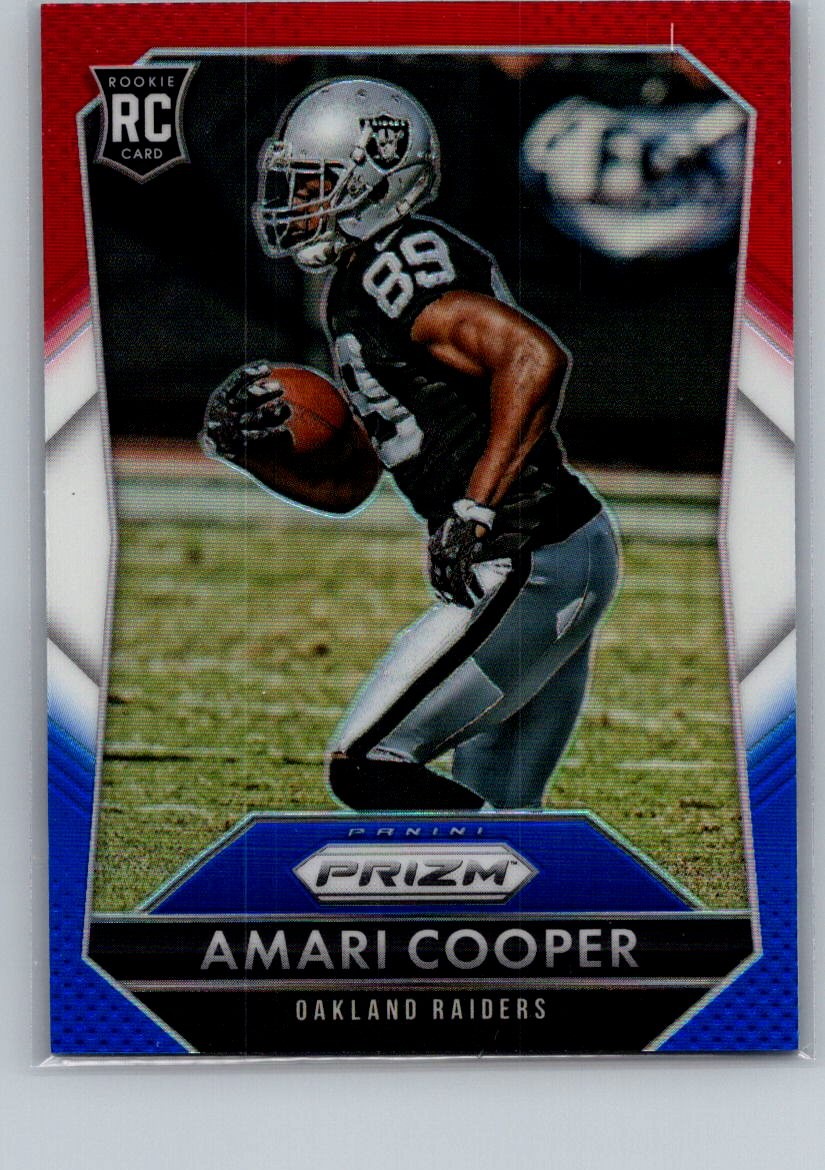 2015 Panini Prizm #201 Amari Cooper Red, White, and Blue Prizm