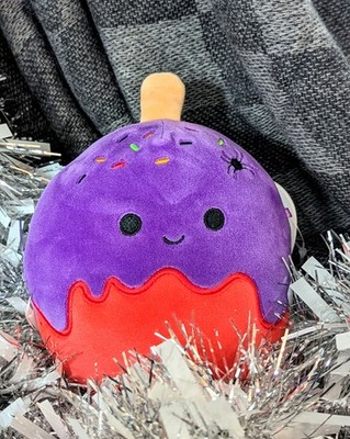 Squishmallow 5'' Habib the Candy Apple, 2024 Halloween Plush, Brand NWT