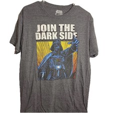 Star Wars Darth Vader Join The Dark Side Lucasfilm Mens Large L Black T-shirt