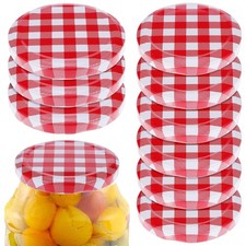  12 Pcs Jam Jar Covers Jars with Lid Decorative Canning Lids Container