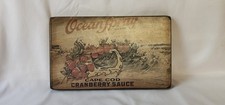 VTG Ocean Spray Cape Cod Cranberry Sauce Advertising on Wood 10.5