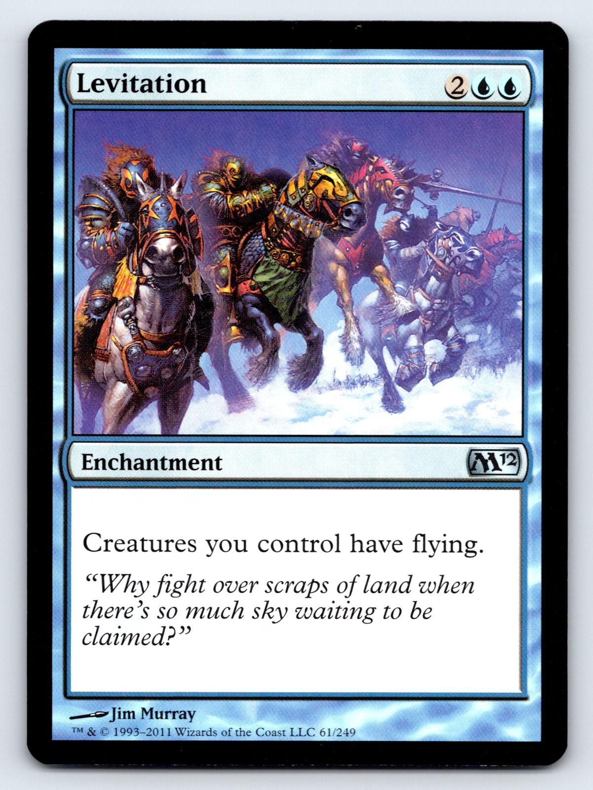 Levitation 61 Uncommon Magic 2012 (M12) Magic: The Gathering Near Mint