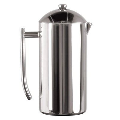 Frieling Double-Walled Stainless Steel French Press Coffee Maker 44oz Polished