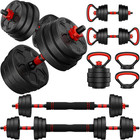 4-in-1 Adjustable Dumbbell Set, 20-90Lbs for Home Gym - Versatile Weight Trainin