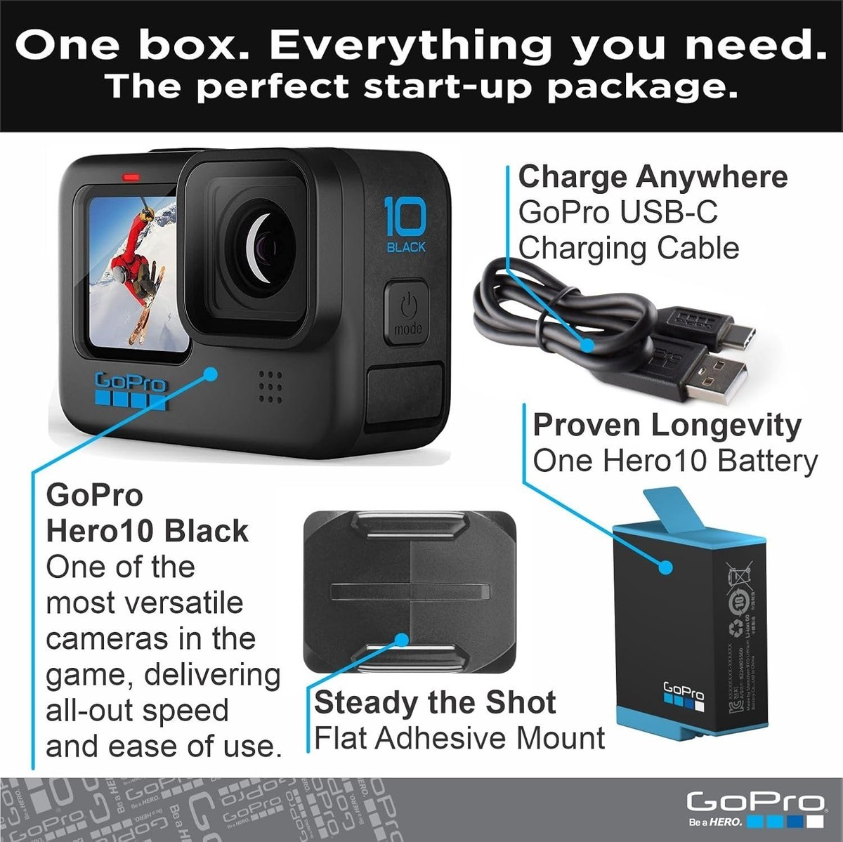 GoPro - GoPro Hero 10 Black 本体 中古 Used GoPro HERO10 Black | MPB