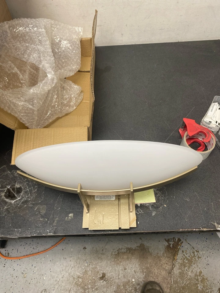 Hubbardton Forge 207370-1014 Impressions 6" Tall Wall Sconce - Soft Gold / Opal - Image 2 of 2