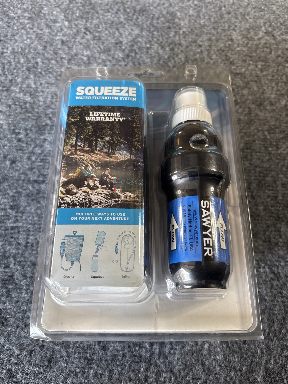 Sawyer Products SP129 Squeeze Water Filtration System Instant Clean Water