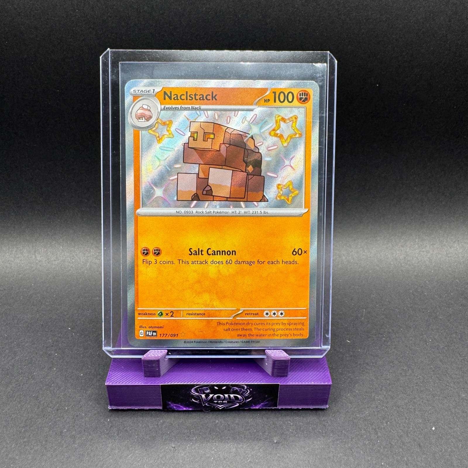 Naclstack Pokemon SV Paldean Fates 177/091 Baby Shiny Rare Holo NM otumami