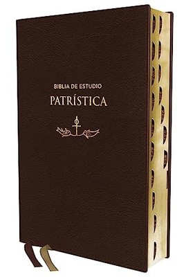 RVR Biblia de Estudio Patristica Leathersoft Marron by Zondervan