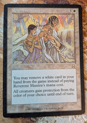 MTG Reverent Mantra - Mercadian Masques LP/EX