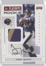 2007 Playoff NFL Playoffs Rookie 8/50 Troy Smith #133 Auto 0a1