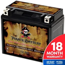 YTX12-BS High Performance - Maintenance Free - Sealed AGM Motorcycle Battery