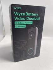 New Unsealed Wyze Battery Video Doorbell   1536  1536 HD , AI Alerts, Wire-Fr