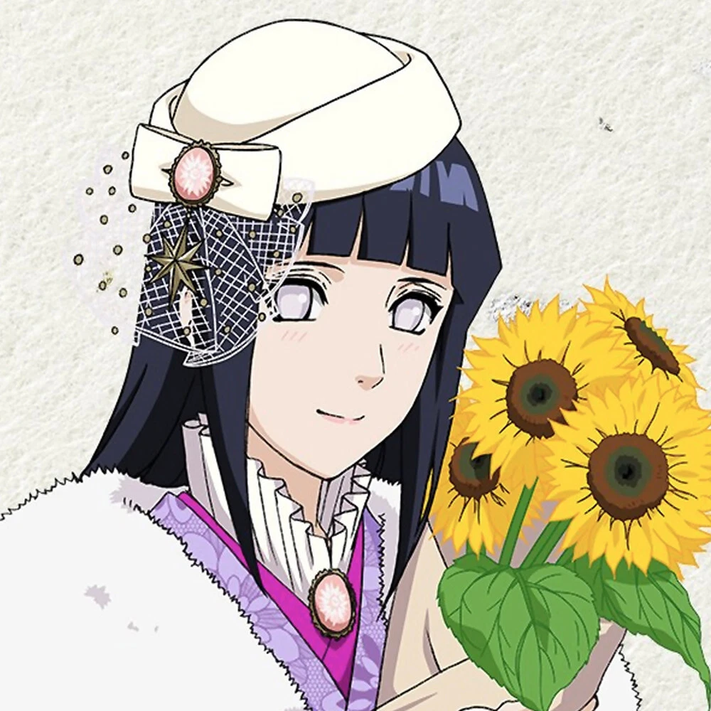 Colorized manga artwork of sakura and hinata hyuga on Craiyon