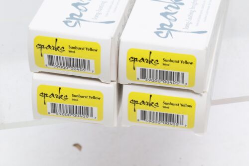 4 packs of sparks LONG LASTING Bright Hair Color, SUNBURST YELLOW 3 fl oz - Picture 2 of 2