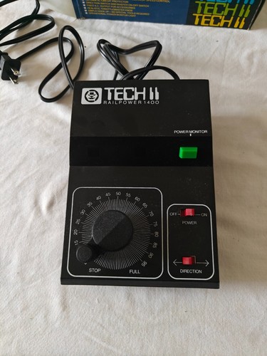 Vintage MRC Tech II Railpower 1400 Model Train Control Hobby Transformer USA - Picture 4 of 5