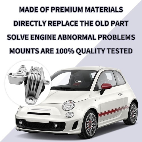 Fits For Fiat 500 L4 1.4l Trans. Engine Motor Mount & Torque Strut Mount 3pack - Picture 2 of 14