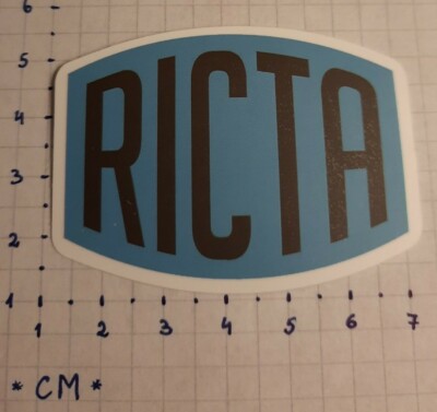   1x Sticker Aufkleber mehrfarbig Skater Auto Fahrrad Ricta