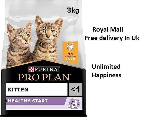 Purina Pro Plan Kätzchen Gesunder Start Trockenfutter Katzenfutter mit Huhn 3kg
