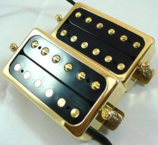 VINTAGE TONE SET OF GOLD GUITAR HUMBUCKER - open design - PICKUP SET