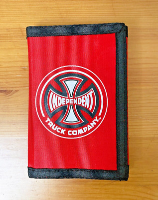 Independent Trucks Co Skateboard Geldbörse Portemonnaie Brieftasche rot schwarz